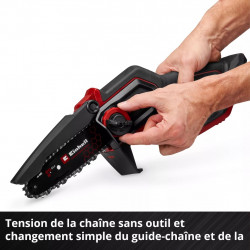 Tronçonneuse sur batterie – GP-PS 18/20 Li BL-Solo - 15 cm - Brushless - 8 m/s - 18 V - EINHELL