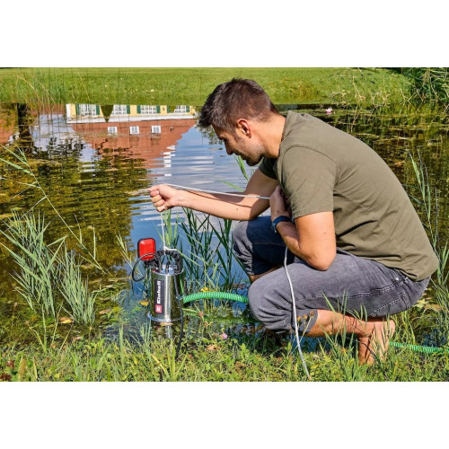Pompe d’évacuation eaux chargées – GC-DP 7035 N ECO PLUS - 700 W - 19 000 l/h - EINHELL
