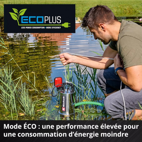 Pompe d’évacuation eaux chargées – GC-DP 7035 N ECO PLUS - 700 W - 19 000 l/h - EINHELL