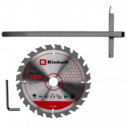 Scie circulaire portative sans fil – TE-CS 18/165-2 Li – Ø 165 mm – 18 V – Profondeur 57 mm – Angle réglable – LED – Raccord asp - EINHELL
