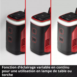 Station d’énergie portable – TE-ES 18/150/1 Li-C-Solo – 18V – Power X-Change - EINHELL 