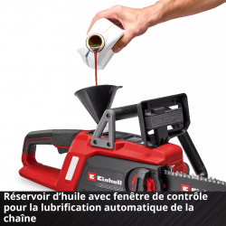 Tronçonneuse sans fil – GE-LC 18/25 Li BL-Solo - 22,5 cm - Brushless - 6,5 m/s - 18 V - EINHELL