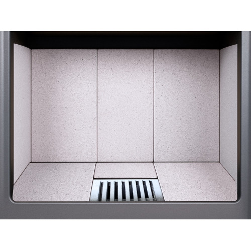 Poêle à bois acier – SAMIRA 10,56 kW – 150 m³ – Haut rendement 85 % – Sortie horizontale – Classe A – avec range-bûches - Eider Biomasa