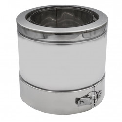 Adaptateur haut – conduit flexible isolé vers conduit pellets Ø80 mm de marque Joncoux, référence: B9095300