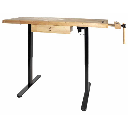 Établi électrique réglable – WB150ELIFT_230V – 1365 x 500 mm – 40 kg – 1 tiroir - Holzmann