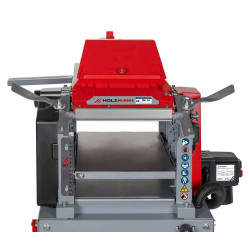 Dégauchisseuse raboteuse – 260 mm – 400V – 2 fers réversibles – HOTTE Ø100 mm – Fonte alu - Holzmann