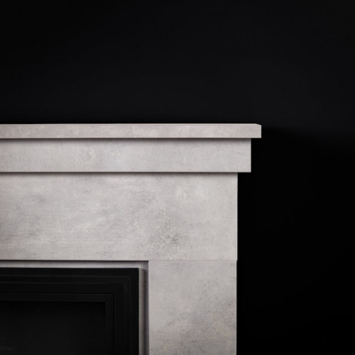 Cheminée électrique décorative – LEMBONGAN– 1800 W - télécommande - effet flamme LED - blanc - DLC Home