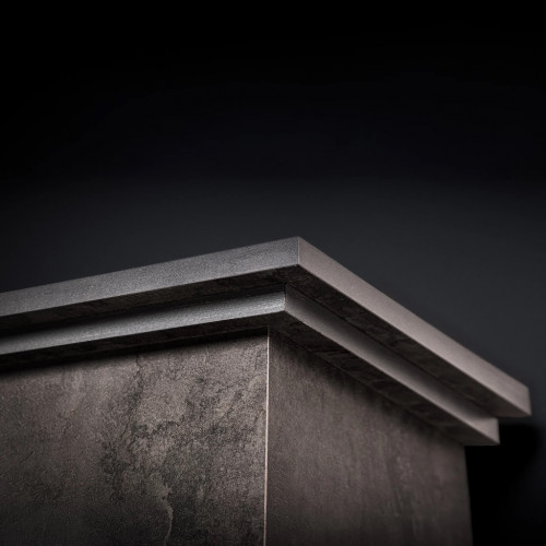 Cheminée électrique décorative – PENIDA EF2 – 1800W – Bluetooth & télécommande – foncé - DLC Home