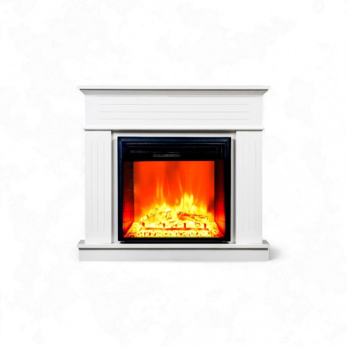 Cheminée électrique – Alegre – 1800 W – Effet flamme réaliste – Chauffage 17 à 27 °C – Bluetooth & Wi-Fi - DLC Home