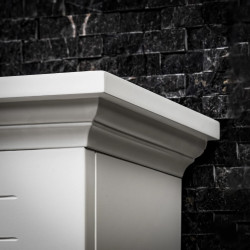 Cheminée électrique – Alegre – 1800 W – Effet flamme réaliste – Chauffage 17 à 27 °C – Bluetooth & Wi-Fi - DLC Home