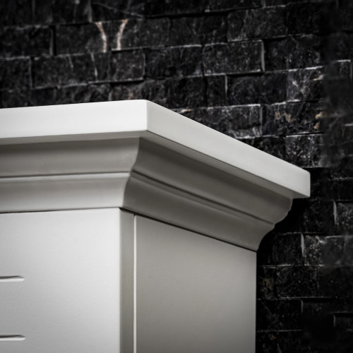 Cheminée électrique – Alegre – 1800 W – Effet flamme réaliste – Chauffage 17 à 27 °C – Bluetooth & Wi-Fi - DLC Home