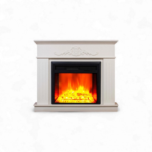 Cheminée électrique – Fabienne – 1800 W – Effet flamme réaliste – Chauffage 17 à 27 °C – Bluetooth & Wi-Fi - DLC Home