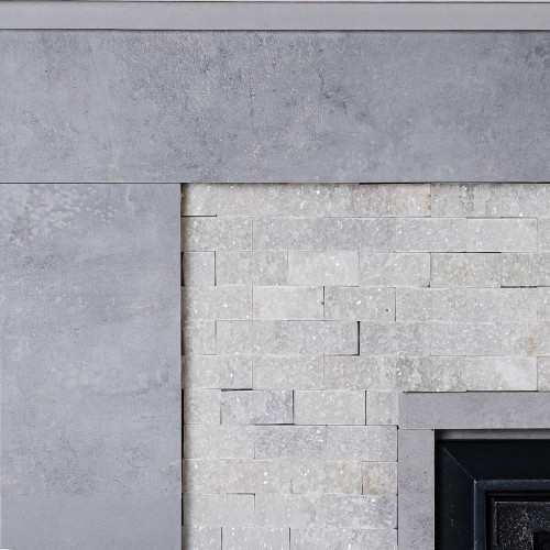 Cheminée électrique - Retro - 1800 W avec effet flamme réaliste, chauffage 17 à 27 °C - Bluetooth Wi-Fi - DLC Home