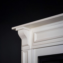 Cheminée électrique - Mykonos - 1800 W avec effet flamme réaliste, chauffage 17 à 27 °C Bluetooth Wi-Fi - DLC Home