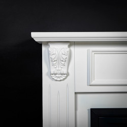 Cheminée électrique décorative style sculpté – MODENA EF 4 – 1800W - télécommande - effet flame - DLC Home