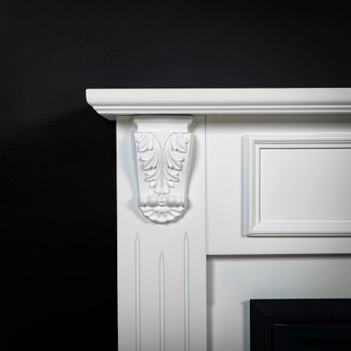 Cheminée électrique décorative style sculpté – MODENA EF 4 – 1800W - télécommande - effet flame - DLC Home