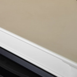 Cheminée électrique d’angle blanche – CORNER EF 4 – 1800W - télécommande - effet flame - DLC Home