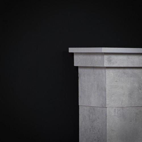 Cheminée électrique décorative – LEMBONGAN EF 4 – 1800W – télécommande - effet flame - gris - DLC Home