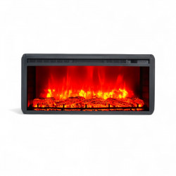 Cheminée électrique encastrable – ElectricFlame 2 – 34" – 900 et 1800W – LED multicolore – Wi-Fi & Bluetooth de marque DLC Home, référence: B9099900