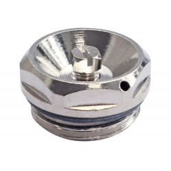 Bouchon purgeur 15/21 chromé de marque SOMATHERM FOR YOU, référence: B9104900