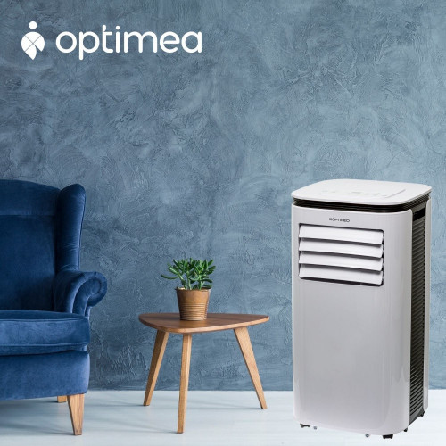 Climatiseur mobile réversible OPTIMEO froid 2600W, à chaud 2000W - OPTIMEO