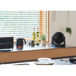 Ventilateur à poser, OHYAMA, Pcf-he18 b noir 31 W, D25 cm - IRIS