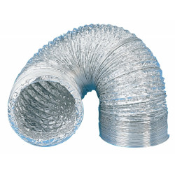 Conduit souple aluminium S&P, Diam. 100/100 mm, L. 3 m Csa100 de marque S&P, référence: B9106600