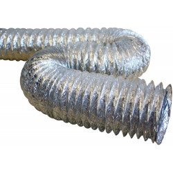 Conduit souple aluminium S&P, Diam. 100/100 mm, L. 3 m Csa100 - S&P