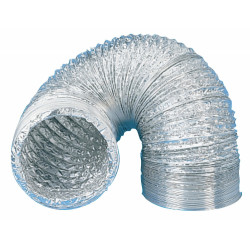 Conduit souple aluminium S&P, Diam. 125/125 mm, L. 3 m Csa125 de marque S&P, référence: B9106700