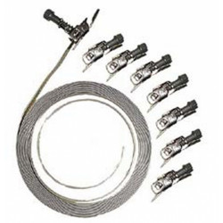 Collier feuillard acier inox 9 mm kit 3 m + 8 têtes basculantes de marque AUTOGYRE, référence: B9107000