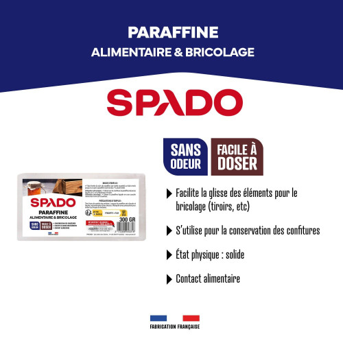 Pain paraffine solide universel ST WANDRILLE 300G - SPADO
