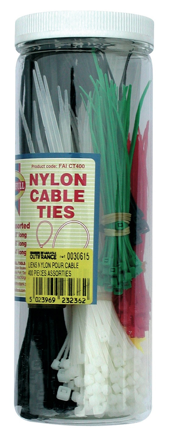 400 liens nylon en boîte