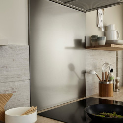 Fond de hotte inox antitraces 60 x 70 cm de marque Sans marque, référence: B9111100