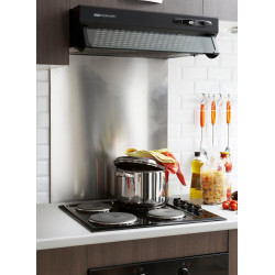 Fond de hotte inox antitraces 60 x 70 cm - Sans marque