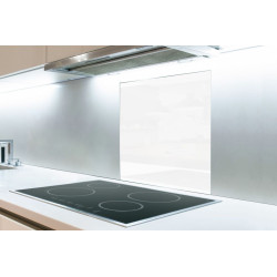 Fond de hotte verre blanc brillant 60 x 70 cm de marque Sans marque, référence: B9111200