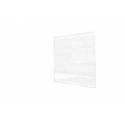 Fond de hotte verre blanc brillant 60 x 70 cm - Sans marque