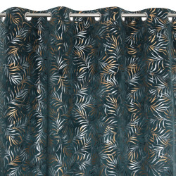 Rideau tamisant, Jelya bleu l.140 x H.240 cm - JBY CREATION