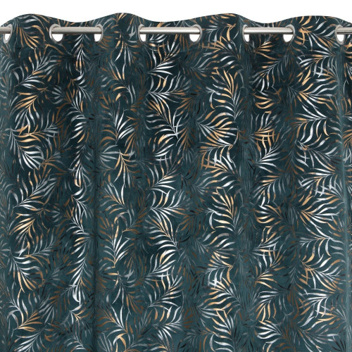 Rideau tamisant, Jelya bleu l.140 x H.240 cm - JBY CREATION