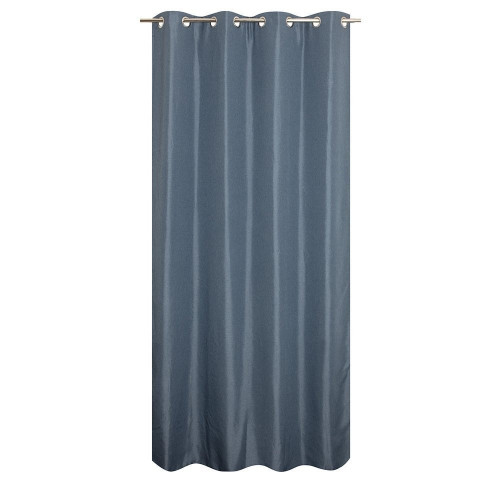 Rideau thermique, Chambray bleu l.135 x H.240 cm - JBY CREATION