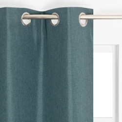 Rideau thermique, Chambray vert l.135 x H.240 cm de marque JBY CREATION, référence: B9114100