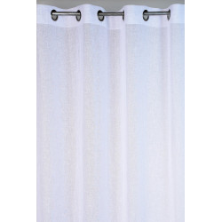 Voilage tamisant Kaolin blanc l.150 x H.240 cm de marque LINDER, référence: B9114400
