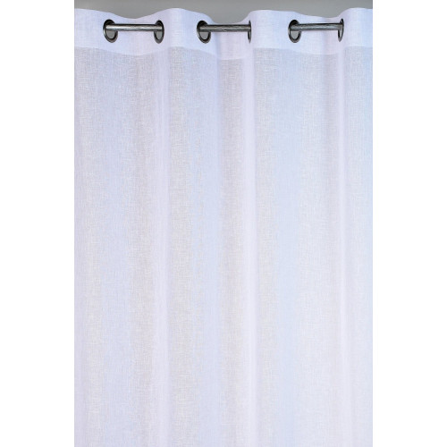 Voilage tamisant Kaolin blanc l.150 x H.240 cm - LINDER