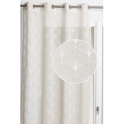 Voilage tamisant, baker écru l. 140 x H.260 cm - ROCLE