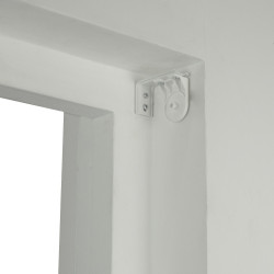 Lot De 2 Équerres Murales Blanc Pour Tout Type De Store, 2.5 À 7 Cm de marque Sans marque, référence: B9115000