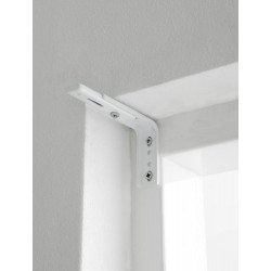 Lot de 2 équerres murales blanches pour tout type de store, 6 à 16 cm de marque Sans marque, référence: B9115300
