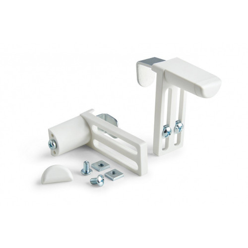 Lot de 2 supports sans perçage blanc pour tous types de stores - Sans marque