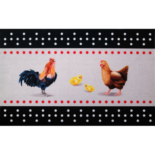 Tapis Cuisine Poule 50X80Cm - ID MAT