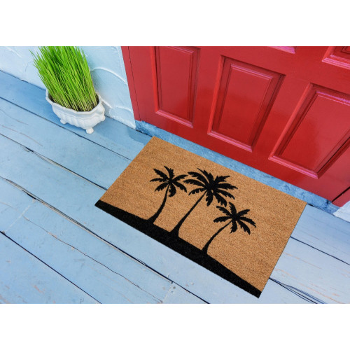 Paillasson coco multicouleur l.40 cm x L.60 cm - Sans marque