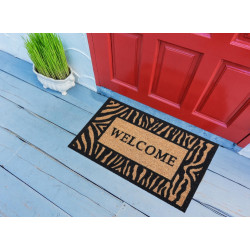 Paillasson coco multicouleur l.40 cm x L.60 cm - Sans marque