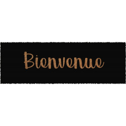 Paillasson coco noir l.25 cm x L.75 cm de marque Sans marque, référence: B9117100